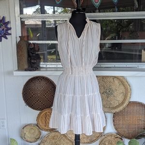 4our Dreamers Medium Boho Beach Dress Ultra Soft Cotton Mini Sundress Vacation